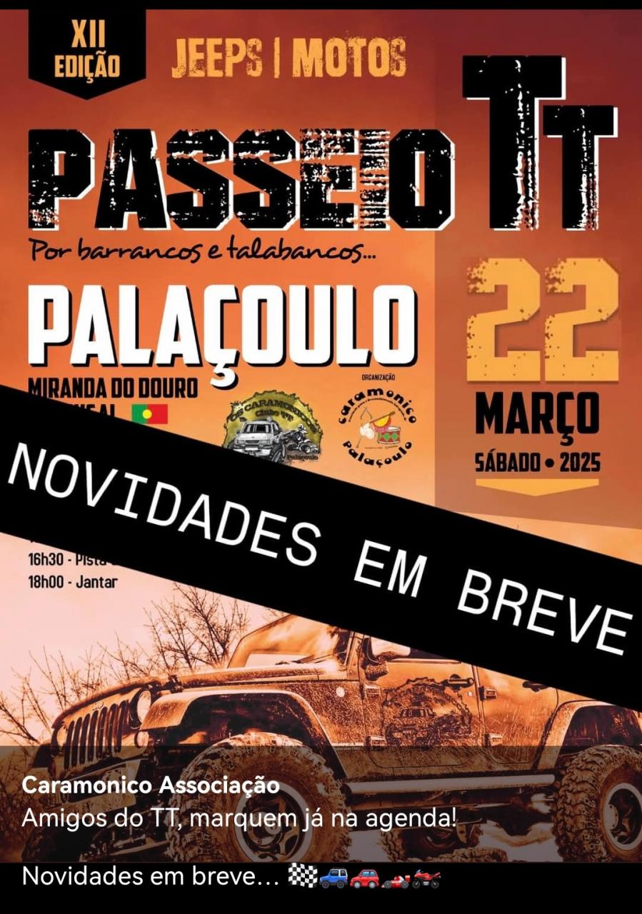 PASSEIO TT - Palaçoulo